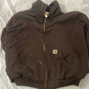 Carhartt zip up hoody.Heavy lined good work hoody.Size 2xl